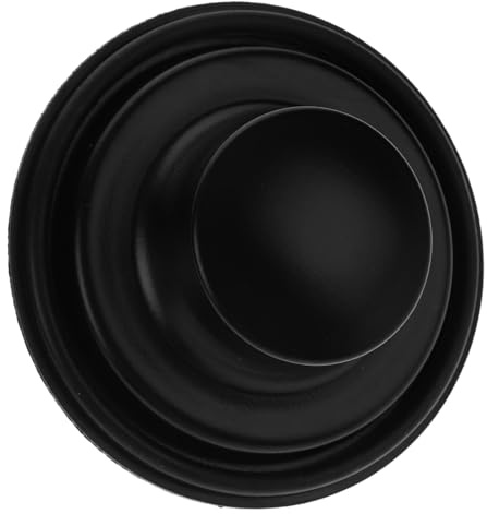 Tapón Negro Inoxidable Desagüe de Acero para Lavabo de Baño