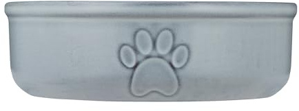 Mason Cash Reactive Paw Large Dog Bowl, 18cm Diameter, 950ml Capacity Ideal for Medium to Large Dogs, Durable Stoneware, Dishwasher & Freezer Safe