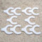 ULEIVA Lot de 10 clips de rechange compatibles avec Kermi ZK00940001 V2 - Fixation de radiateur plat