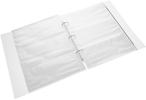 HAWILLOSCH Álbum De Almacenamiento De Entradas Portátil Organizador De Tickets y Fotografías Álbum De Suelta Páginas Transparentes Para Recuerdos De Boletos y Fotografías