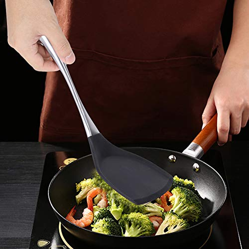 Spa in Silicone in Acciaio Inossidabile con Impugnatura Termica, Strumento da per Utensili da per Pentole Non Domestiche, Strumento Spa con Testa in Silicone Ible