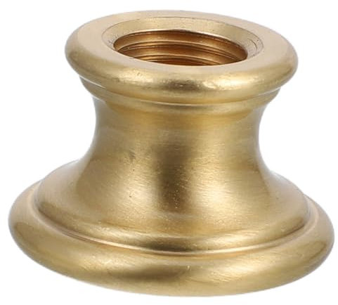 WATIIFUFU Brass Lamp Parts Threaded Connector Turned Brass Spindle Lamp Repair Rod for Table