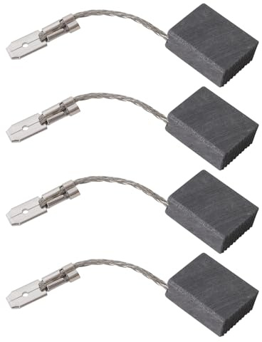 ECSiNG 4 Piezas de Repuesto de Cepillo de Carbón 316055220 0,23 de Ancho X 0,487 de Alto X 0,58 de Largo Compatible con Metabo Amoladora Angular WEP 15-150 15 Mm X 12,5 Mm X 6 Mm