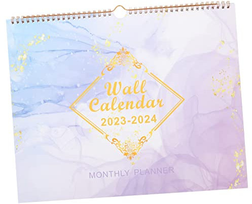 CAXUSD Monate Wandkalender Mit Yo-spiralbindung Abreißbarer Monatsplaner Kalender Zum Aufhängen Für Büro Und Zuhause Großer Schreibbereich Klare Drucke Terminübersicht Und Ferienplanung