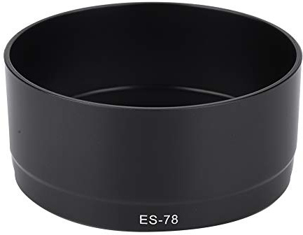 Rankomu ES-78 Paraluce in plastica portatile di qualità per Canon EF 50 mm F1.2L USM, paraluce per obiettivo, design leggero, Accory ential per fotografi