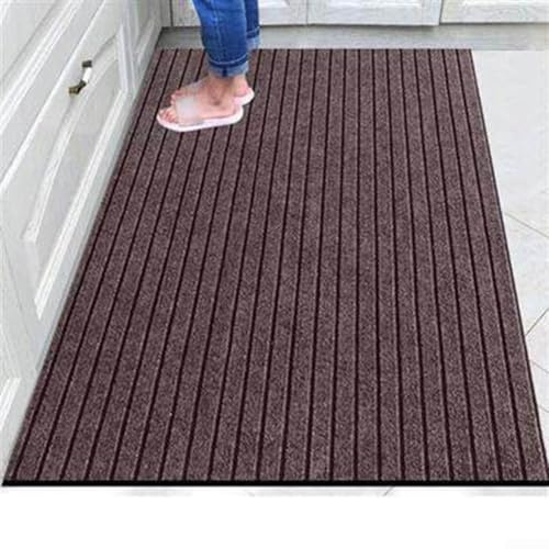 Alfombra antideslizante para puerta de cocina, diseño impermeable con eficaz atrapamiento de suciedad y métodos de limpieza simples (50 x 80 cm)