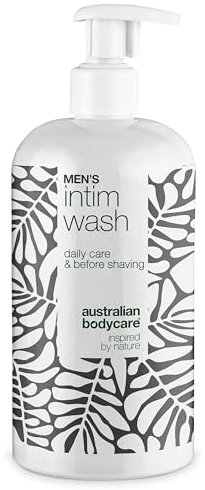 Men's Intimate Wash 500 ml for Irritation, Itching, and Odor – With 4-Terpineol Known from Tea Tree Oil, Kakadu Plum, and Soothing Glycerin