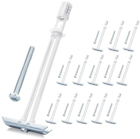 Hipzeepo Heavy Duty for TV Mounting Drywall Anchor Kit- 14 Pack 3/16 to 24 Drywall Anchors with Bolts Included Packheavy