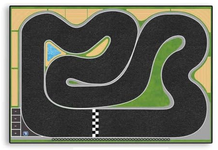 Jeu Clôture Tapis Piste en Plastique pour C64 C61 C62 C63 1/76 RC Mise À Niveau Voiture Télécommandée Pièces Modification Accessoires Remplacement Jouet Modèles Améliorations RC