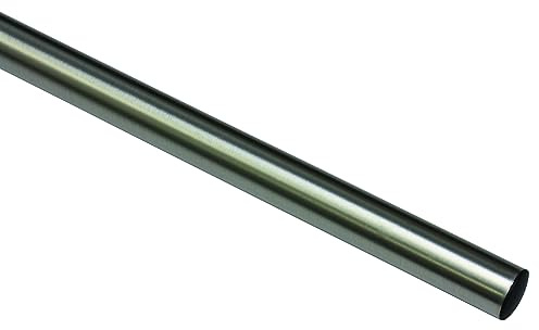 Gardinenstange Memphis Ø 16 mm Edelstahl-Optik 240 cm