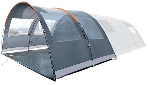Skandika tält för tunneltält Gotland 6 Protect | Canopy 2–6 personer, 450 × 290 × 210 cm, vattentät 5 000 mm, med mark | baldakin, tältförlängning, tillägg
