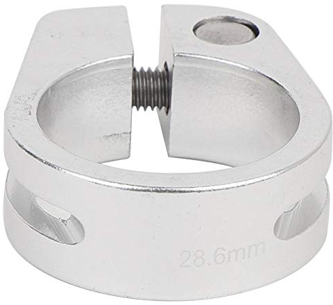 Sattelstützenklemme, robuste Aluminiumlegierung 28,6 mm, Fahrrad-Sattelklemme mit Bolzentyp für alle Fahrradtypen und Outdoor-Aktivitäten