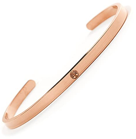 BERGERLIN Armreif Silber Vergoldet Damen Herren, mit Symbol | Armreif Gold & Armreif Silber: Armreif Damen aus Edelstahl – farbecht, nickelfrei, wasserfest. Hält ein Leben lang.