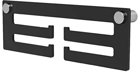 Tubayia Medaillen Aufhänger Acryl Medaillenhalter Medaille Display Rack Rahmen Wandhalter (Schwarz)