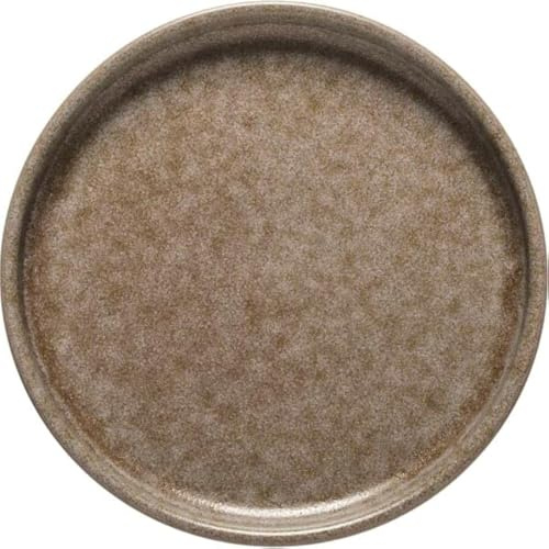 Grestel - Produtos Ceramicos, S.A. Costa Nova Redonda - Set di 6 piatti piatti, colore: marrone, ø 130 mm