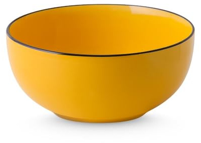 EGAN Ensaladera colección Cocoricó. Artículo fabricado en porcelana de color amarillo. Tamaño: 23 cm. Referencia 228021.