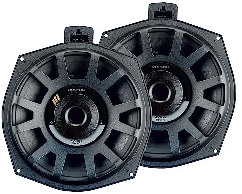AXTON ATS-BSUB4 – Power 8“ / 20 cm Auto Untersitz Subwoofer, kompatibel mit BMW und Mini Fahrzeugen, Plug & Play Underseat Bass mit 4 Ohm Schwingspule, 150 W RMS, 1 Paar