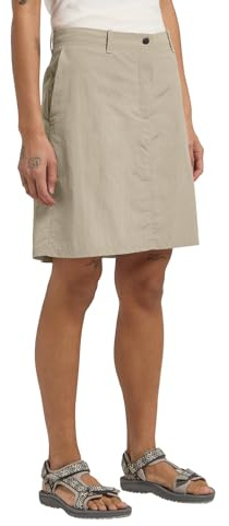 Jack Wolfskin Tihama Skort W Gonna Pantalone, Pietra, 44 Donna