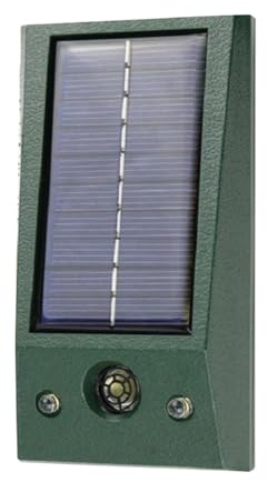 Get Stoop Repelente Solar ultrasónico para jardín, ahuyentador de Zorros para jardín, espantapájaros ultrasónico para Gatos, Repelente de Gatos con energía Solar, Repelente de Animales imper