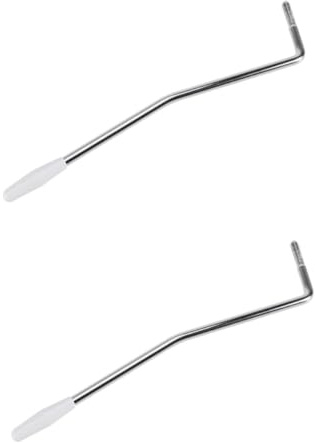 Hoement 2stücke Single Tremolo Arm Whammy Bar Mit Gewinde Hochwertiger Tremolohebel Für Elektrische Gitarren Aus Strapazierfähigem Verchromtem Einfach Zu Bedienen Für Gitarrenliebhaber