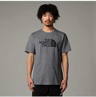 The North Face NF0A8A6CDYY1 S/S Easy Tee T-Shirt Homme TNF Medium Grey Heather Taille L