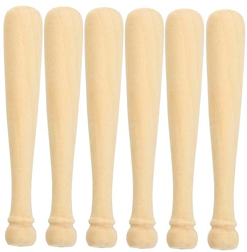 YOSADIER Kleiner Baseballschläger Aus Holz Selbstgemacht Bastelset Kinder Kleine Unbemalte Baseballschläger Zum Bemalen Graffiti Malspielzeug Kreative Bastelprojekte Party Zubehör