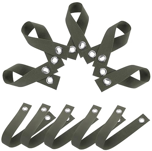 AKOOSY 10 Stück Nylon Kleiner Baumbefestigungsriemen Baum Anbinden Band zur Baumbefestigung und Pflanzenstütze für Garteneinsatz