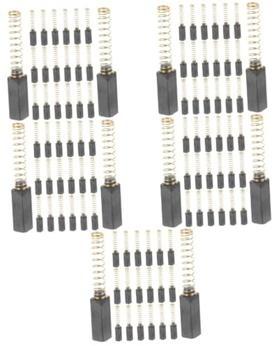 Angoily 100 Piezas Escobillas de para Máquina de Coser de Repuesto para Motor Eléctrico Fácil Instalación Compatibles con Máquinas de Coser Domésticas y Profesionales Accesorios de Costura