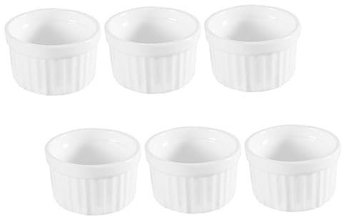 Hemobllo 6 Pièces Bol Céramique à Gâteau Bol de Service pour Petit-déjeuner Saladier Accessoire de Pâtisserie