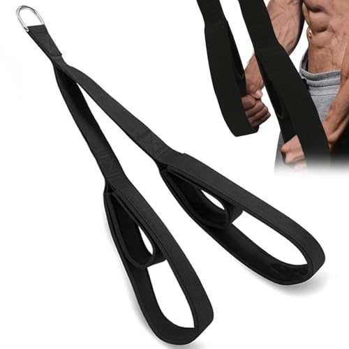 Cuerda Triceps Entrenador, Cuerda Gym Triceps, Cable de Cuerda de Tríceps, Correas de extensión de Cuerda de tríceps, Asas de Entrenamiento en Casa para Bandas de Resistencia, Equipo de Gimnasio