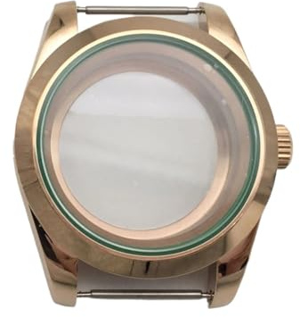 NLNKDTDPAK 39 mm herrklocka boett i rostfritt stål lämplig Passar for NH35 36 rörelser transparent bakstycke klocktillbehör