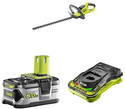 Ryobi OHT1845 45cm Hedge Trimmer + 5ah Battery & Charger