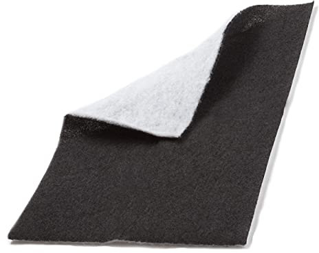 KBS24 - Universal Dunstabzugshaube Filter Vlies und Aktivkohlefilter gegen Fett und Geruch für Dunstabzugshauben Fettfilter Aktivkohle Dunstfilter zuschneidbar 47 x 57 cm mit Handschuhen