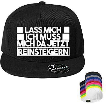 OwnDesigner Ich muss Mich da jetzt Reinsteigern Cap Unisex Baseball Cap Base Cap - Herren Snapback Cap
