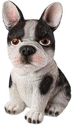 alles-meine.de GmbH große Spardose - Motivwahl - Hund - Bulldogge - 16 cm - mit Verschluss - stabile Sparbüchse - aus Kunstharz/Polystone - Sparschwein - für Kinder & Erwachsen..