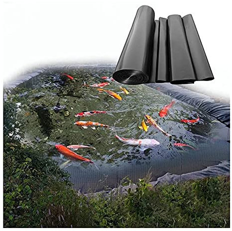 GEREP Teichfolie Fischteichfolie Schwimmteich Folie, Faltbar Langlebig Undurchlässig Folie für Wasserbecken/Thickness: 0.2mm / 6×7m