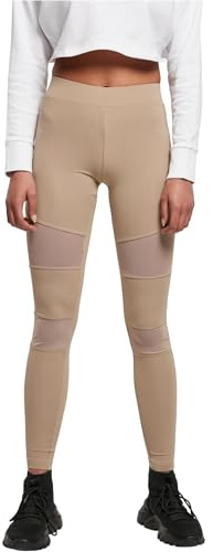 Urban Classics Damen Ladies Tech Mesh Rib Leggings
