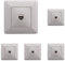 Artezo Prise réseau RJ45 CAT6 Blanc, Paquet de 5