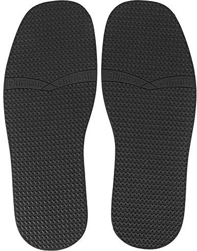 Komplette Sohlen Gummi Ersatz DIY Reparatur, Ein Paar Lederschuhe, Rutschfeste, Verschleißfeste Schuhsohle Erhabene Genarbte Gummi-Schuhsohle (Schwarz)