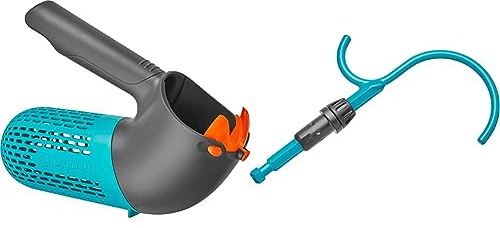 Gardena combisystem-Beerensammler: Erntehelfer mit integriertem Korb zum Aufsammeln der Ernte & combisystem-Asthaken: Baumhaken für vielfältige Anwendung bei der Gartenarbeit