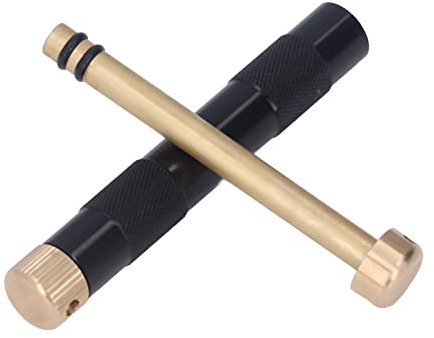 equlup Outdoor Camping Piston Fire Starter Tube Flame Maker Fire Starter Tube Air Compressed Ignition Fire Starting Tool for Camping Hiking