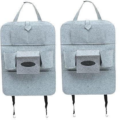 Gatuida 2stücke Sitz Lagerung Taschen Sitz Filz Hängertaschen Aufbewahrungstasche Mit Praktischer Aufbewahrung