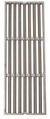 SANTOS Edelstahl Guss-Grillrost - Passend für Broil King Baron & Crown - 15,5x44cm - Gasgrill-Ersatz - Hervorragende Wärmespeicherung