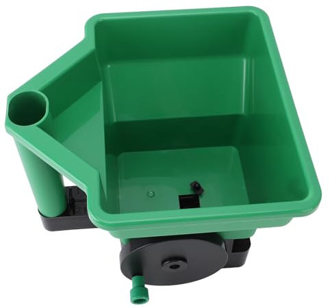 Dioche FröSpridare, Handspridare för Gräsmattor 3L Handhållen Spridare Plantering för Manuell Gödningsspridare Trädgårdstillbehör Gödningsspridare för Utsäde, Gödningsmedel, Salt, 9,4x9,1x8,3 Tum