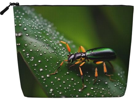 Rainbows Insects Damen Kultur- und Kosmetiktasche, Unisex-Kulturbeutel, Aufbewahrungstasche für Körperpflege