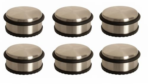Lot de 6 stop-portes/Bloc porte - Solide & Pratique - Métal - Petit modèle