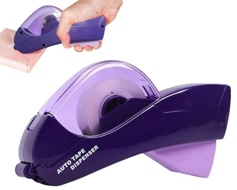 Automatischer Klebeband Spender, Paketbandabroller Klebebandabroller Zum Geschenke, Auto Tape Dispenser, Handheld Scotchs Tape Cutter, Kleberoller Doppelseitig Tesa Abroller, leichte Spenderpistole