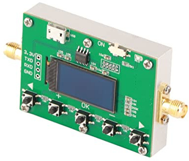 Ejoyous Digital Programmerbar Dämpare, PCB Digital Dämpningsmodul LF Till 6GHz, 0 Till 31,75dB i 0,25dB Steg, SMA 50 Ohm, Låg Insättningsförlust, för Användare Av RF-test och Signalkontroll