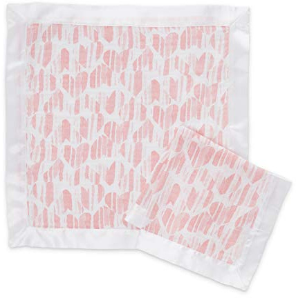 aden + anais Essentials Issie Sicherheitsdecken, superweich, 100% Baumwoll-Musselin, 2 Stück, Briar Rose