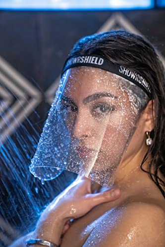 Showrshield Shower Face Shield, Keeps Face Dry During Showering, Hair Washing, and Post Procedure Care